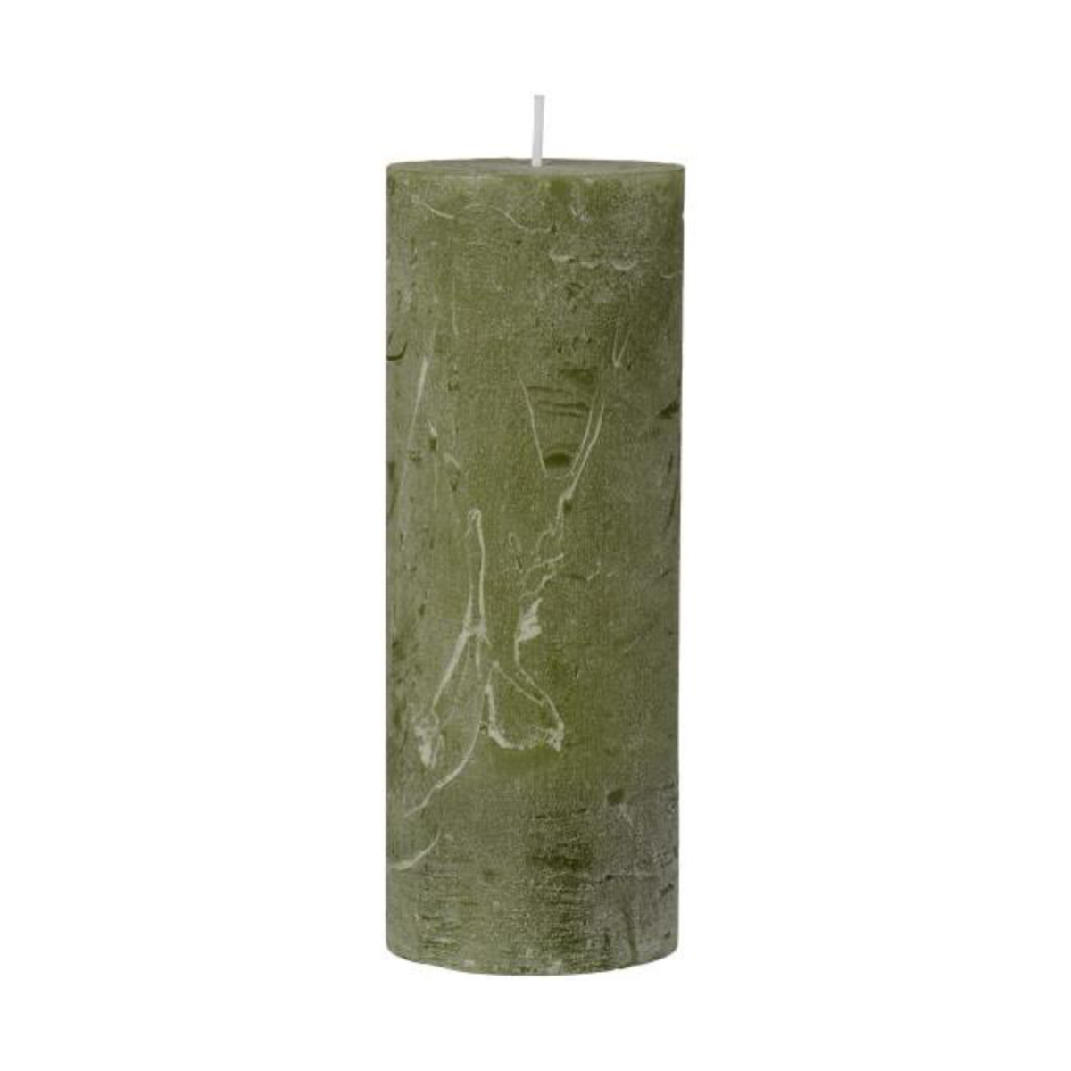 RUSTIC - Kubbakerti, olive green 18x6.8cm