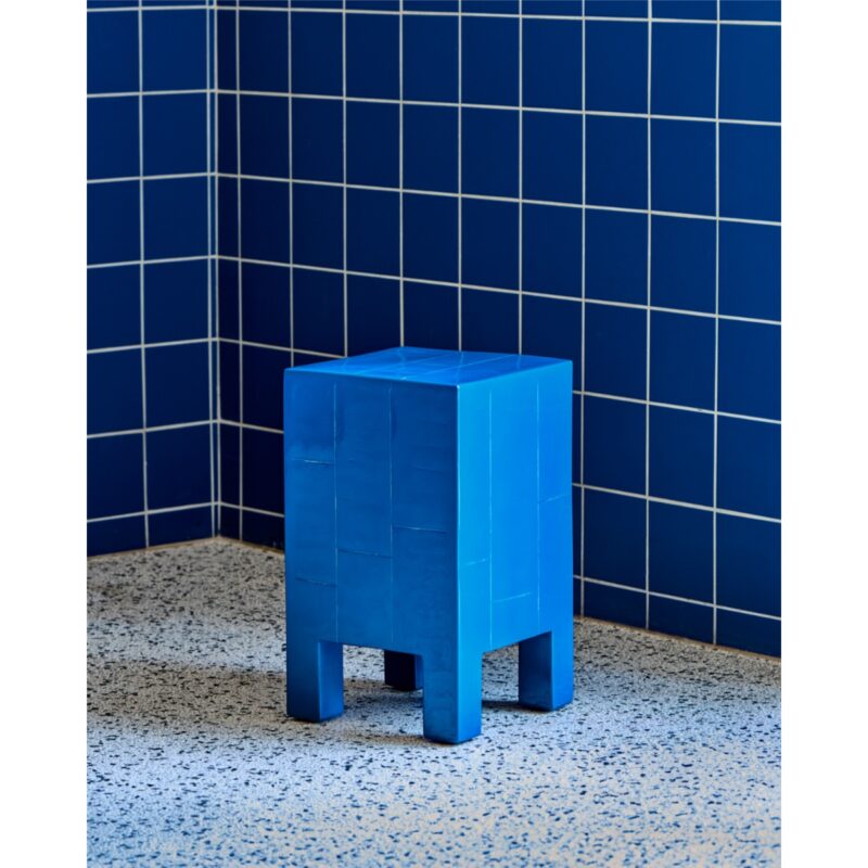 BRICK - Hliðarborð, blátt - Image 4
