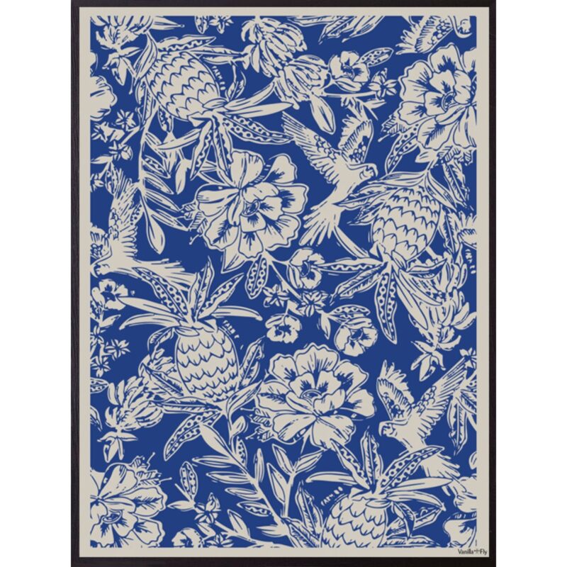 Mynd Palace blue50x70cm
