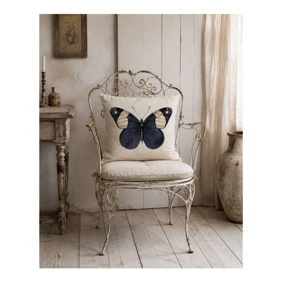 Blue Butterfly - púði - Image 4