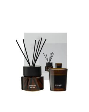 Gjafabox silent amber kerti/ilmst
