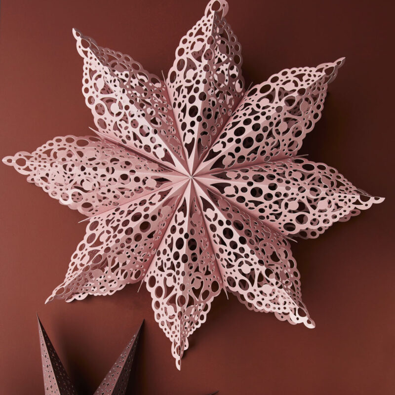 CLIP - Pappastjarna, dusty rose, 60cm - Image 3