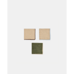 Microfiber borðtuskur, 3stk camel/brown