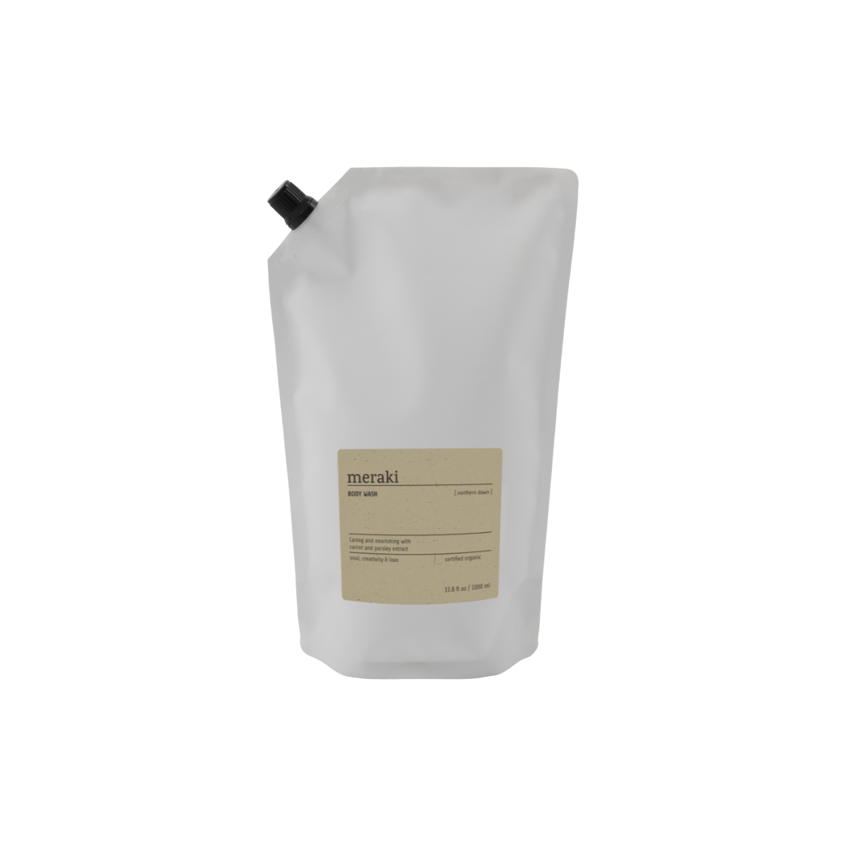 Áfylling á Northern Dawn sturtusápu, 1L