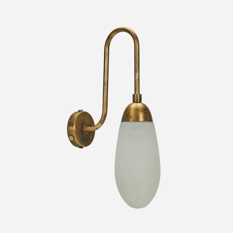 DROP - Veggljós, antik brass