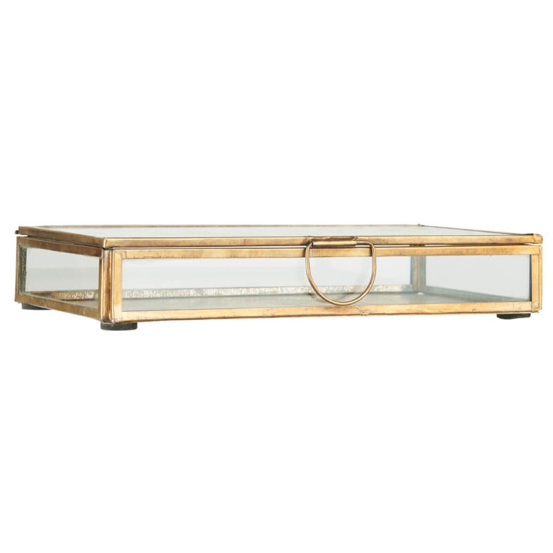 Glerbox m/loki - brass 22.3cm