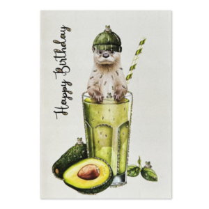 Kort - Happy Birthday avacado juice
