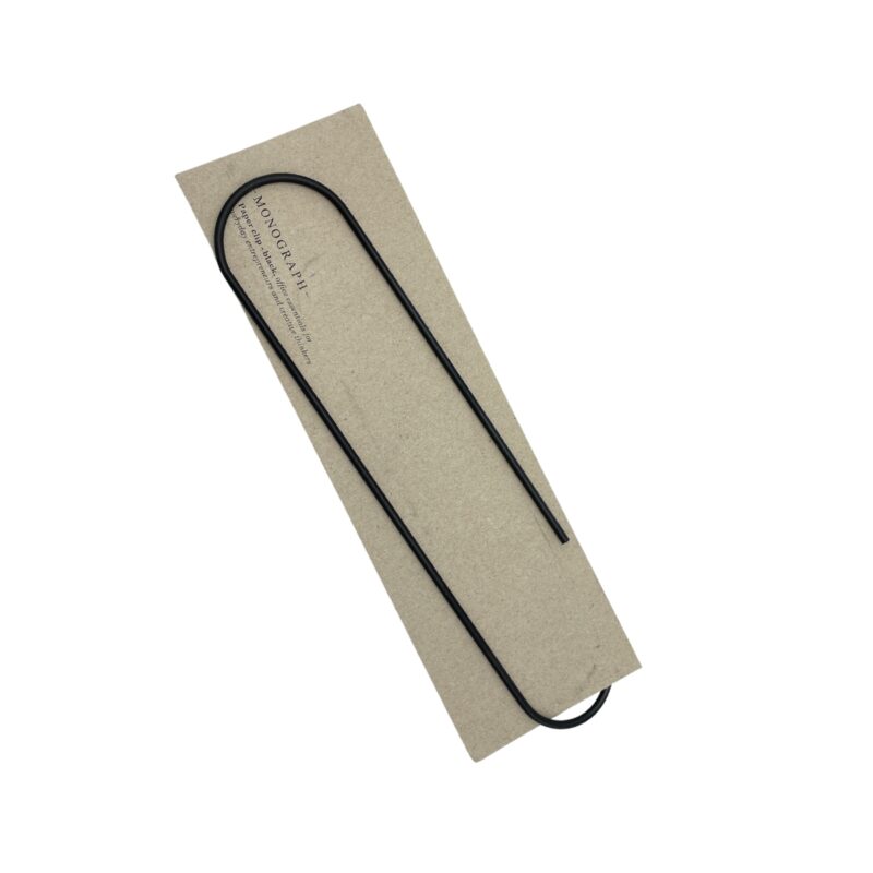 MEGA - bréfaklemma, svört l: 25cm