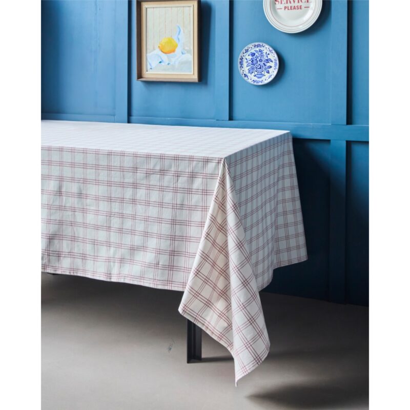 CHEF - Borðdúkur, rauður köflóttur 260x150cm - Image 3
