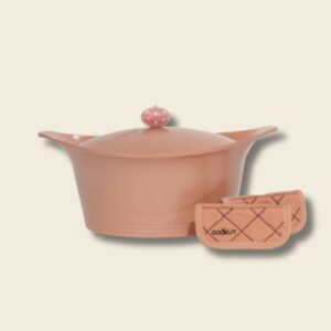 COOKUT - Cocotte, 24cm bleikur