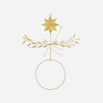 STAR - Skrauthringur, brass, 28cm