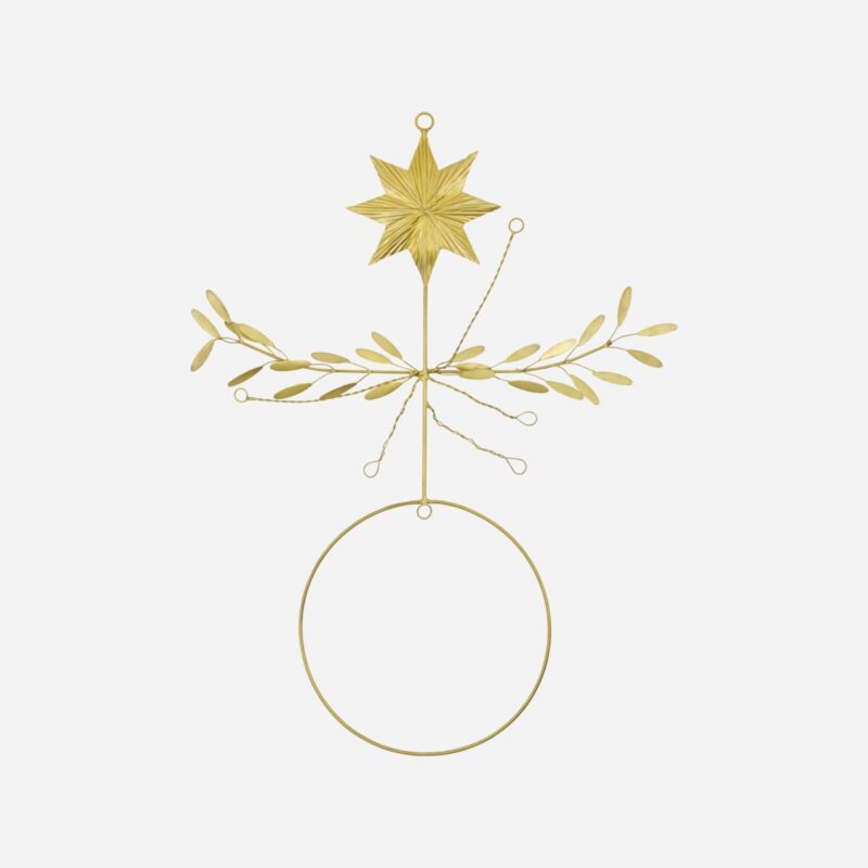STAR - Skrauthringur, brass, 28cm