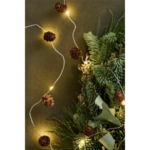 Ljósasería 10LED ljós og könglar 120cm
