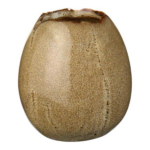 Vasi egg brún stór