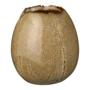 Vasi egg brún stór