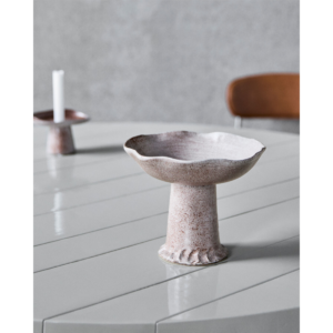 KORI - Skál á fæti, beige caramel