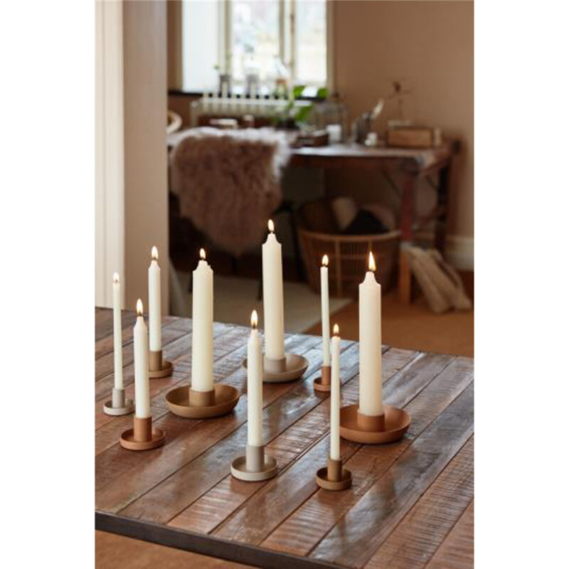 Brúnn kertastjaki f/ stjakakerti - Image 3