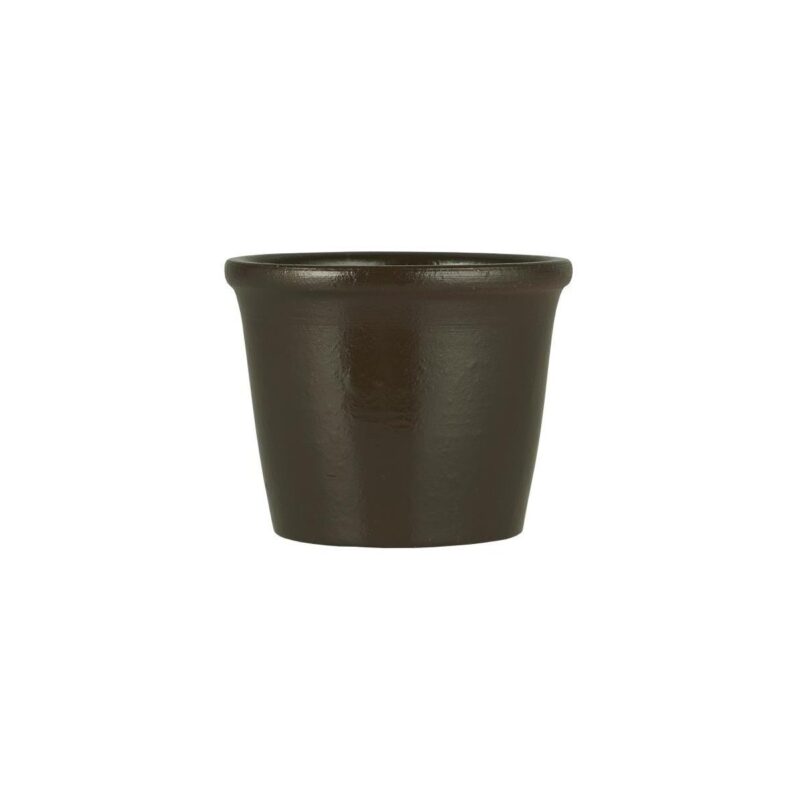HALFDAN - Blómapottur, mokka 13cm