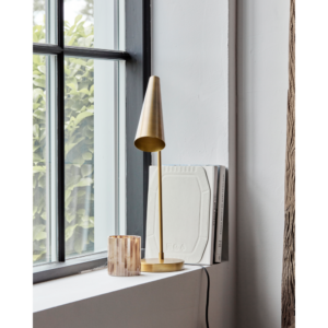 PRECISE - borðlampi, brass