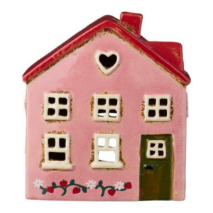 Kertahús - Ebeltoft, bleikt m/græna hurð